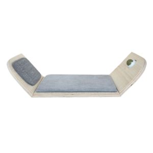 All For Paws Skywalk Scratcher Lounge Bed With Catnip Ball - One Size