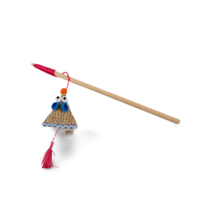 All For Paws Whisker Fiesta Mouse Wand Teasers Cat Toy - One Size