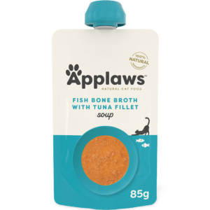 Applaws Fish Bone Broth with Tuna Fillet Cat Treats - 6 x 85g