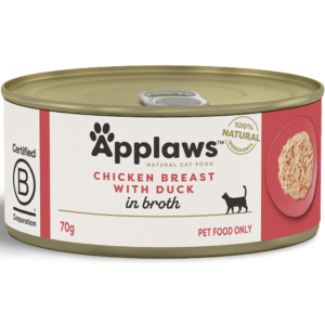 Applaws Wet Cat Food Adult Chicken With Duck Tin - 24 x 70g