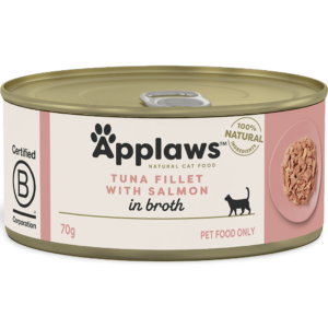 Applaws Tuna Fillet wth Salmon Adult Wet Cat Food Cans - 24 x 70g