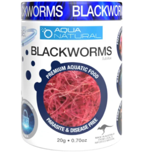 Aqua Naturals Freeze Dried Blackworms Fish Food - 20g