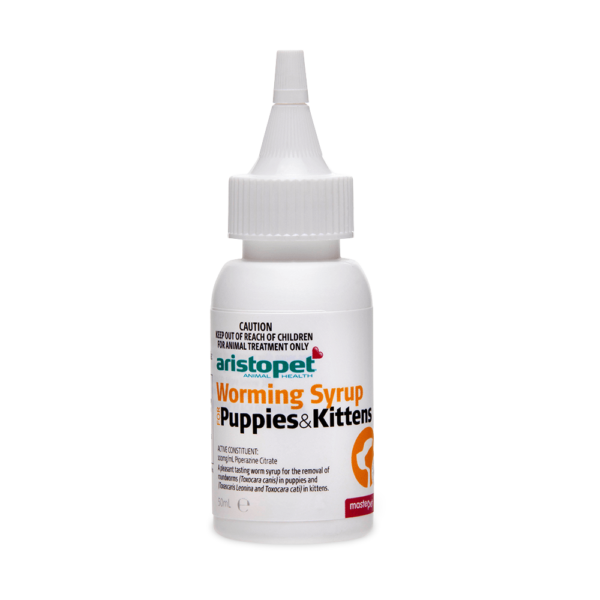 Aristopet Worming Syrup Puppy Kitten – 50ml