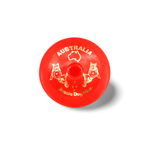 Aussie Dog Disc Red Fetch Dog Toy - One Size