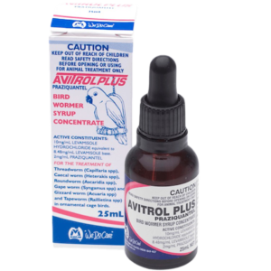 Avitrol Plus Bird Wormer Syrup Concentrate - 25ml