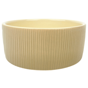 Barkley And Bella Ceramic Dishwasher Safe Dog Bowl Ripple Stone - 15cm