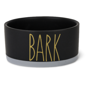 Barkley And Bella Ceramic Dishwasher Safe Dog Bowl Bark - One Size