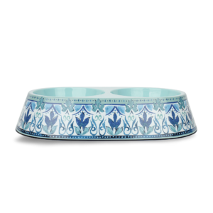 Barkley And Bella Melamine Dishwasher Safe Double Fresco Dog Bowl