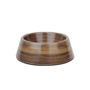 Barkley And Bella Melanine Dishwasher Safe Dog Bowl Acacia Wood - One Size