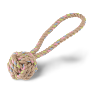 Beco Hemp Rope Ball With Loop - Small