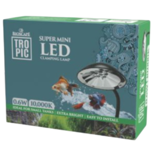 Bioscape Super Mini LED Clamp Lamp Black - each