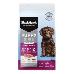 Black Hawk Original Lamb & Rice Medium Breed Puppy Dry Dog Food - 3kg
