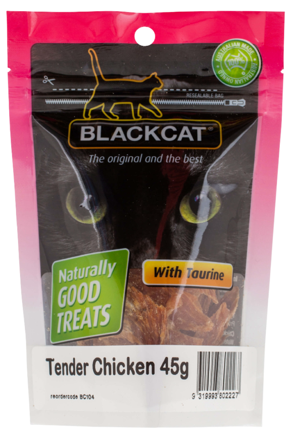Blackcat Chicken Tenders Treats for Cats – 45g