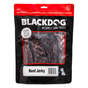 Blackdog Beef Jerky Dog Treats - 100g