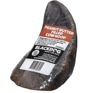 Blackdog Peanut Butter Filled Cow Hoof Dog Chew - 1 Pack