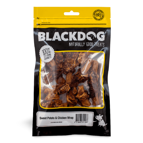 Blackdog Sweet Potato and Chicken Wrap Dog Treats
