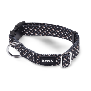Boss Core Walk Dog Collar in Monogram Black - X Small/Small