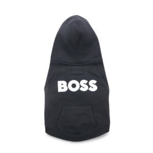 Boss Dog Hoodie Black - Small