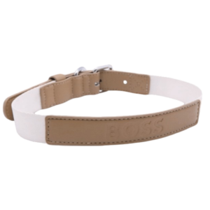 Boss The Boss Dog Collar in Beige - XX Small/Small