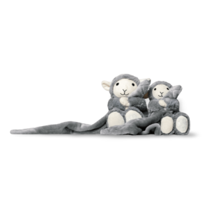 Canada Pooch Weighted Dog Toy Grey Lamb - Small/Medium