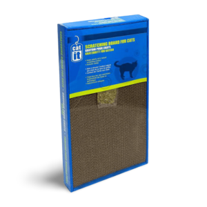 Catit Cardboard Cat Scratching Pad Wide with Catnip - each