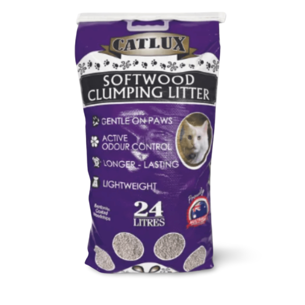 Catlux Softwood Clumping Litter