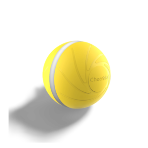 Cheerble Wickedball Dog Toy Yellow - One Size