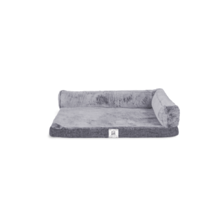 Chill Kuzzi Bolster Crate Dog Mattress With Infrared Technology Grey - X Small