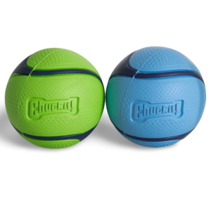Chuckit Sniff Fetch Balls Medium Bacon And Peanut Butter Dog Toy - 2 Pack