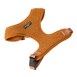 Cocopup London Adjustable Neck Dog Harness in Teddy Paddington Brown - Large