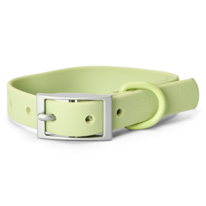 Cocopup London Nakd Waterproof Dog Collar in Matcha Green - XX Small