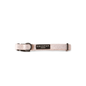 Cocopup London Neoprene Dog Collar in Daisy Chain Pink - Medium
