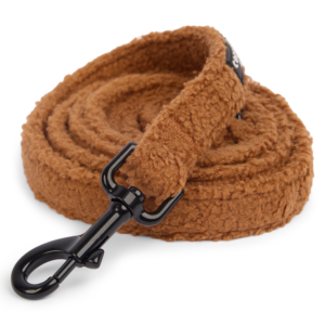 Cocopup London Teddy Padded Dog Lead in Paddington Brown - One Size