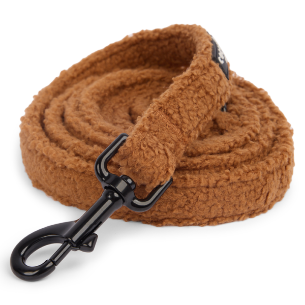 Cocopup London Teddy Padded Dog Lead in Paddington Brown – One Size