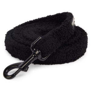 Cocopup London Teddy Padded Dog Lead in Baloo Black - One Size