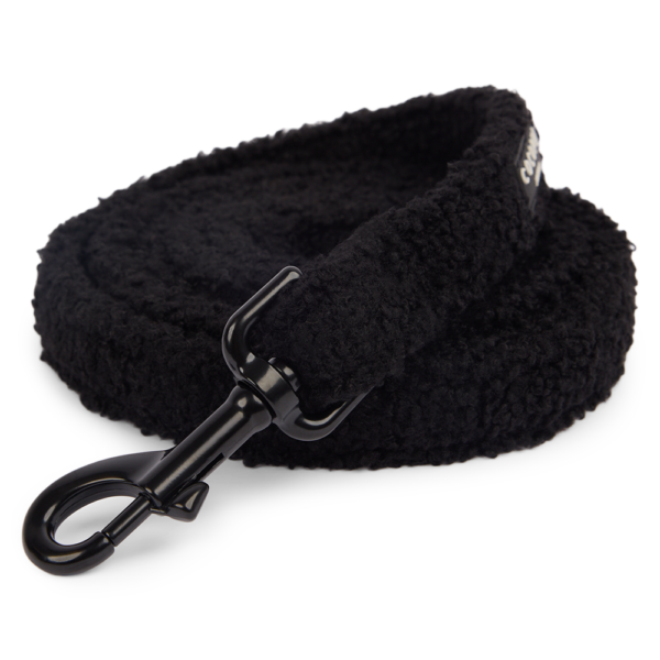 Cocopup London Teddy Padded Dog Lead in Baloo Black – One Size