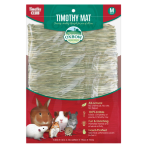 Oxbow Hand Crafted Timothy Hay Mat For Small Animals - Medium