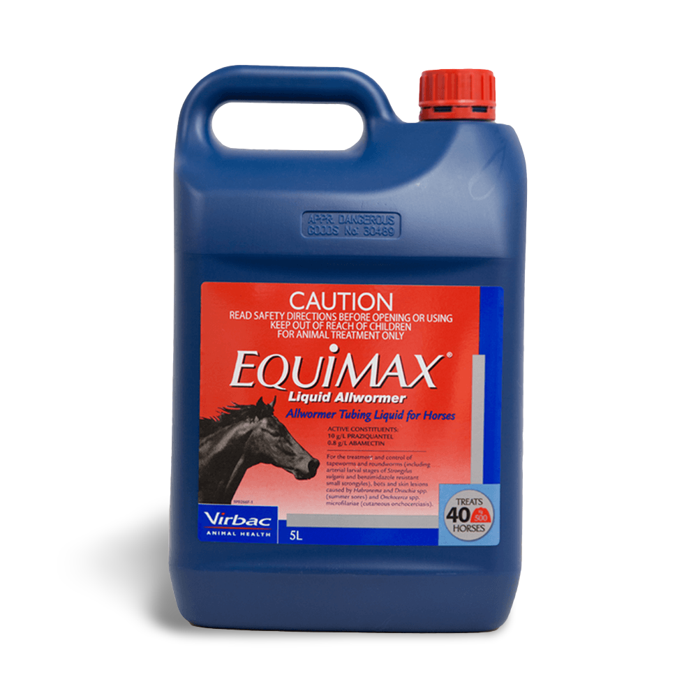 Virbac Equine Equimax Liquid Allwormer - 5L
