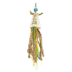 Bainbridge Shredz Jelly Fish Fun Foraging Bird Toy - each