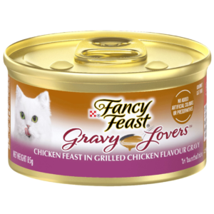 Fancy Feast Adult Gravy Lovers Chicken Feast In Chicken Flavour Gravy Wet Cat Food - 24 x 85g