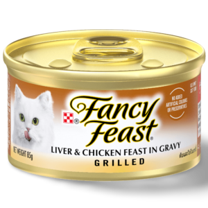 Fancy Feast Adult Grilled Liver And Chicken Feast In Gravy Wet Cat Food - 24 x 85g
