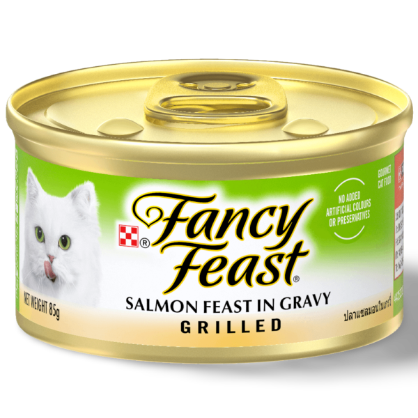 Fancy Feast Adult Grilled Salmon Feast In Gravy Wet Cat Food