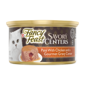 Fancy Feast Savoury Centers Pate with Chicken Adult Wet Cat Food Can - 24 x 85g