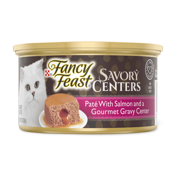 Fancy Feast Savoury Centers Pate with Salmon Adult Wet Cat Food Can