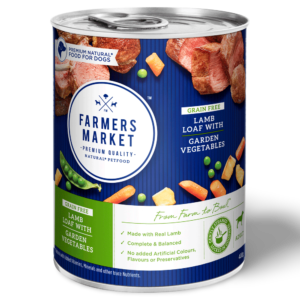Farmers Market Lamb Loaf with Garden Vegetables Grain Free Adult Wet Dog Food - 400g