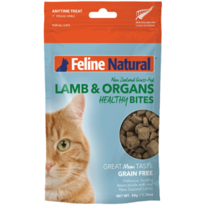 Feline Natural Grain Free Healthy Lamb Cat Treats - 50g