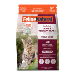 Feline Natural Lamb & Venison Feast All Lifestages Freeze Dried Cat Food - 320g