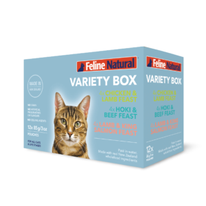 Feline Natural Variety Pack Grain Free All Lifestages Wet Cat Food Pouches - 12 x 85g