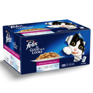 Felix As Good As It Looks Mixed Selection Adult Wet Cat Food Pouches - 36 x 85g