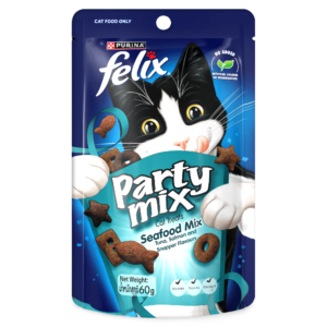 Felix Party Mix Seafood Cat Treats - 60g